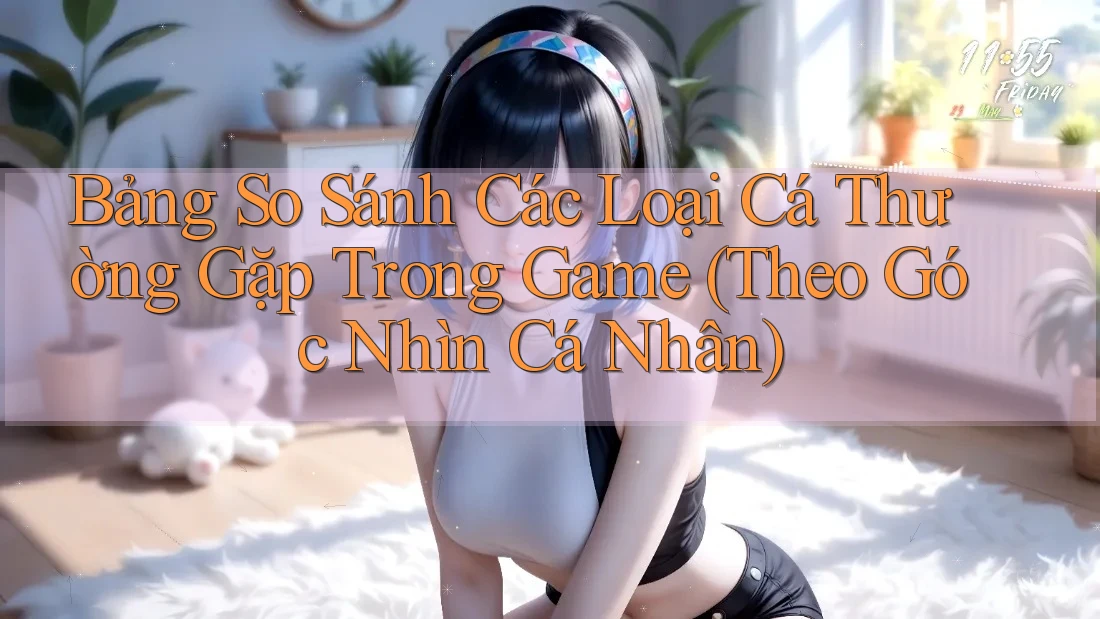 Bảng So Sánh Các Loại Cá Thường Gặp Trong Game (Theo Góc Nhìn Cá Nhân)