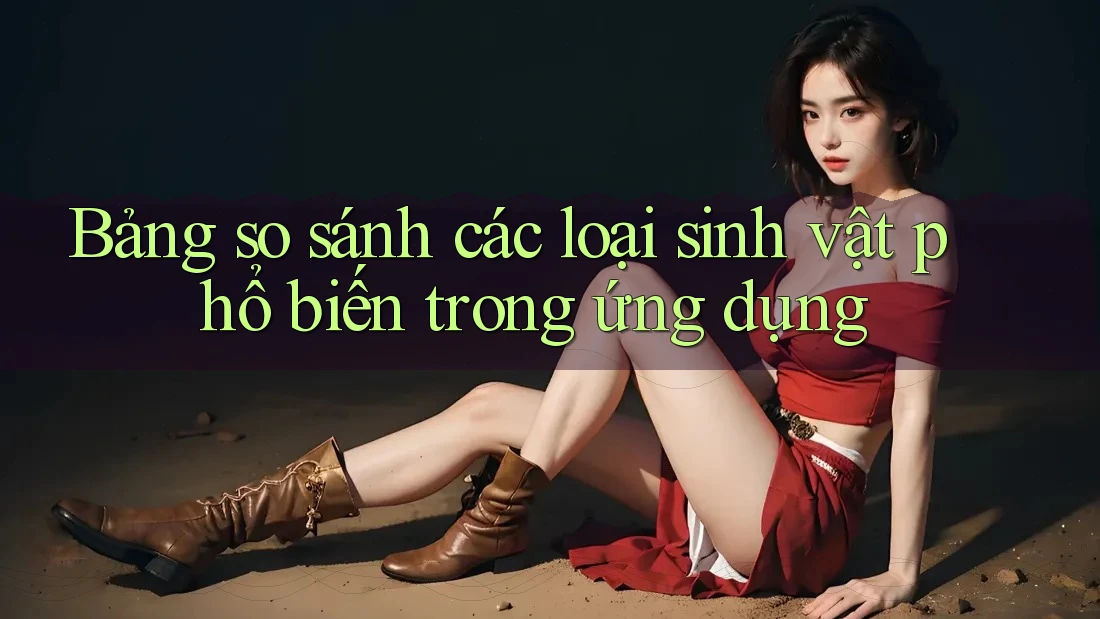 Bảng so sánh các loại sinh vật phổ biến trong ứng dụng