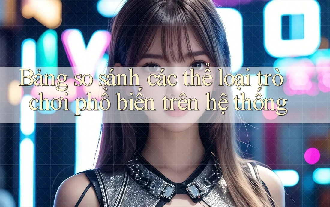 Bảng so sánh các thể loại trò chơi phổ biến trên hệ thống Bảng so sánh các thể loại trò chơi phổ biến trên hệ thống