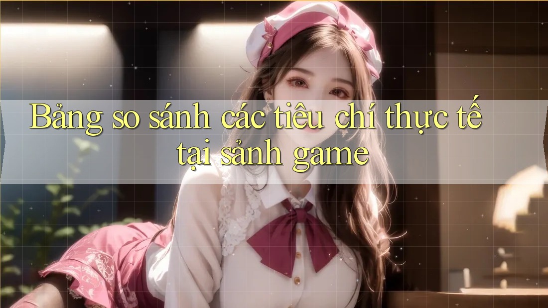 Bảng so sánh các tiêu chí thực tế tại sảnh game