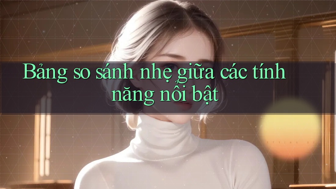 Bảng so sánh nhẹ giữa các tính năng nổi bật