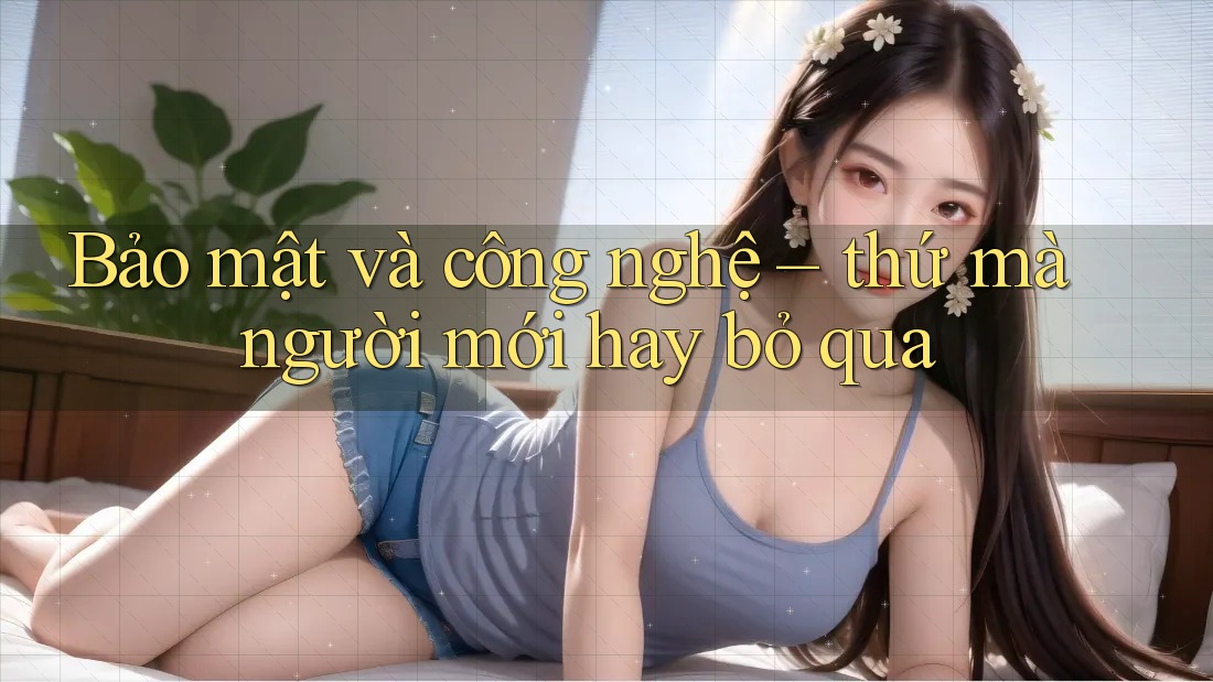 Bảo mật và công nghệ – thứ mà người mới hay bỏ qua