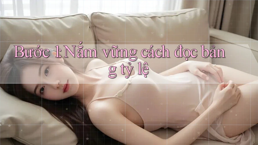 Bước 1: Nắm vững cách đọc bảng tỷ lệ