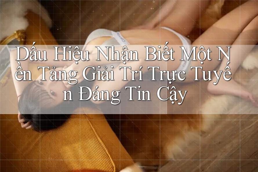 Dấu Hiệu Nhận Biết Một Nền Tảng Giải Trí Trực Tuyến Đáng Tin Cậy