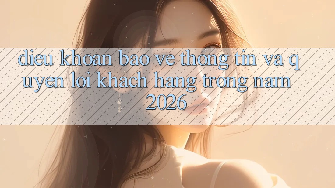 Điều khoản Bảo vệ thông tin Và Quyền Lợi Khách hàng Trong Năm 2026