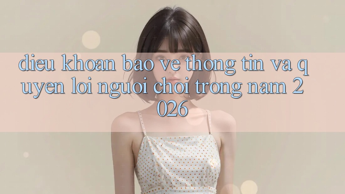 Điều khoản Bảo vệ thông tin Và Quyền Lợi Người chơi Trong Năm 2026