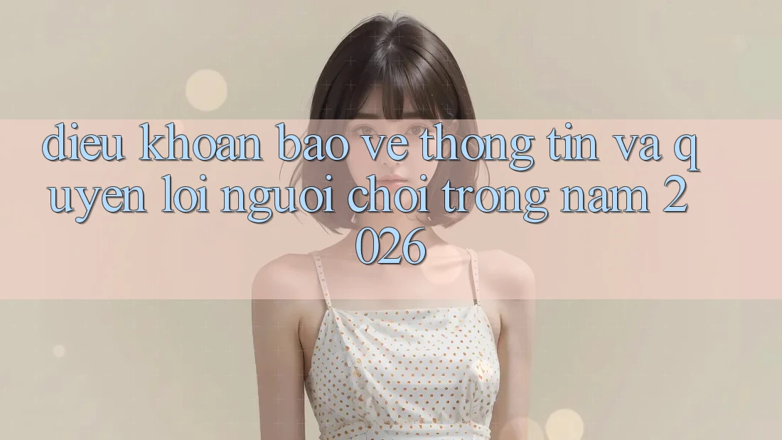 Điều khoản Bảo vệ thông tin Và Quyền Lợi Người chơi Trong Năm 2026