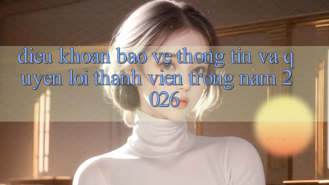 Điều khoản Bảo vệ thông tin Và Quyền Lợi Thành Viên Trong Năm 2026
