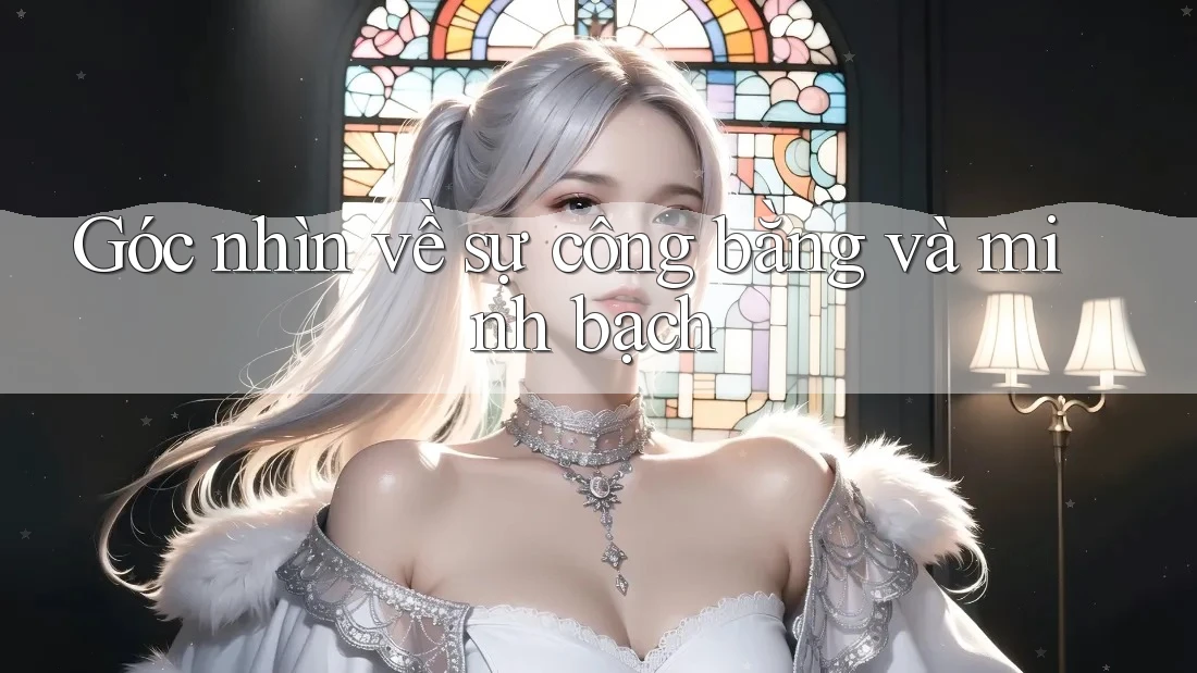 Góc nhìn về sự công bằng và minh bạch