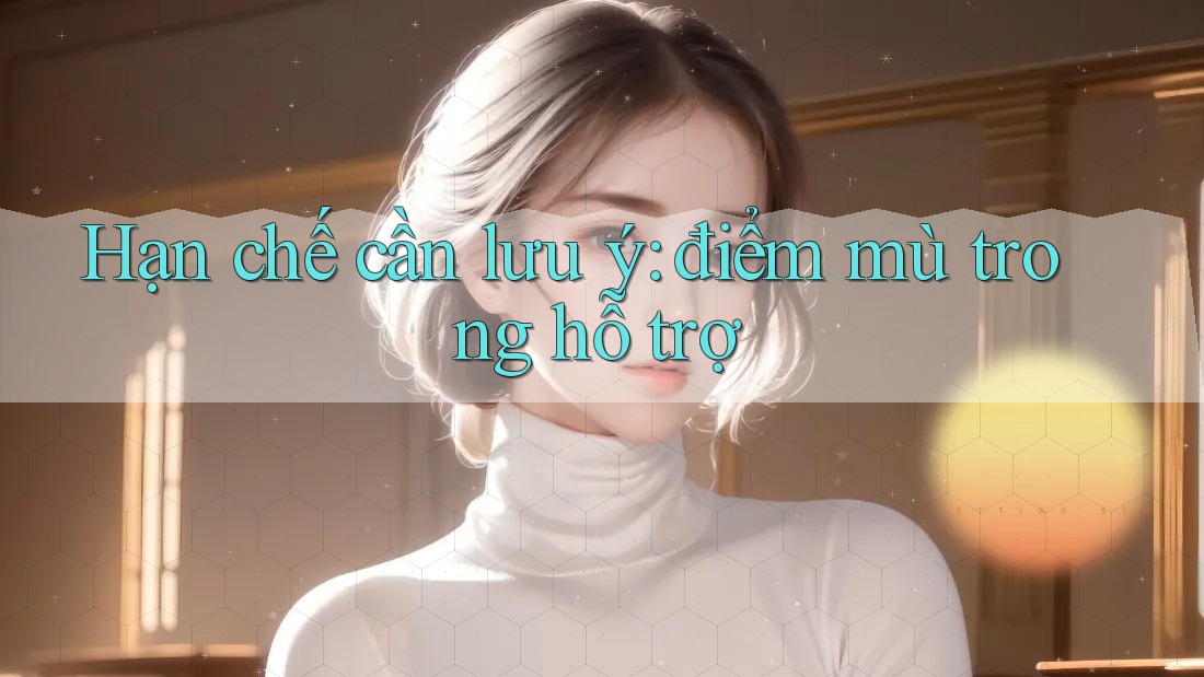 Hạn chế cần lưu ý: điểm mù trong hỗ trợ
