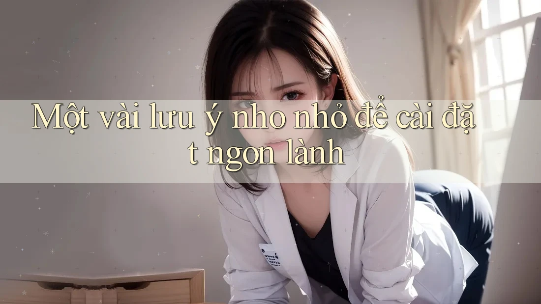 Một vài lưu ý nho nhỏ để cài đặt ngon lành