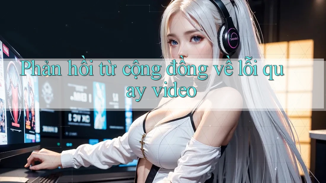 Phản hồi từ cộng đồng về lỗi quay video
