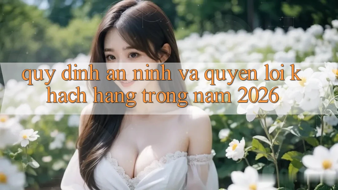 Quy định An ninh Và Quyền Lợi Khách hàng Trong Năm 2026