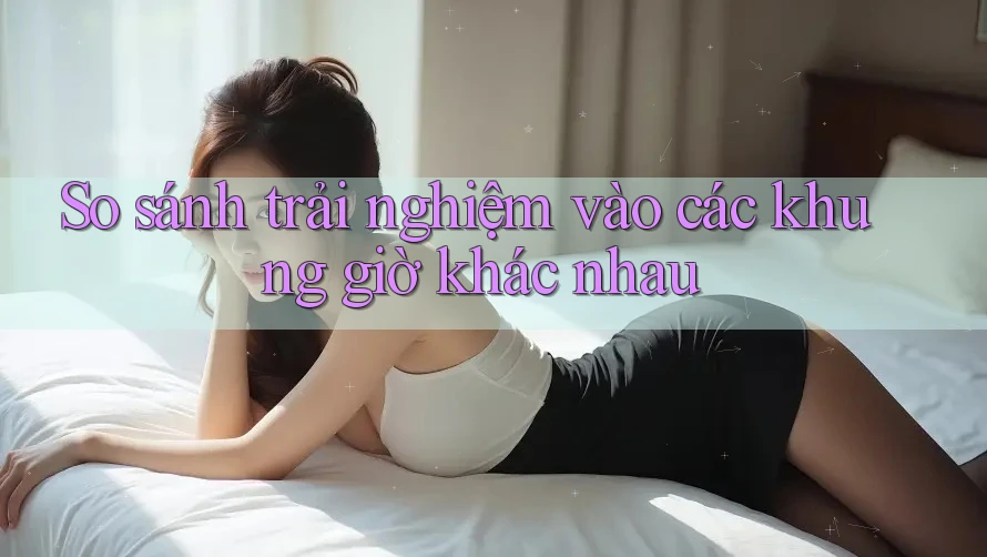 So sánh trải nghiệm vào các khung giờ khác nhau