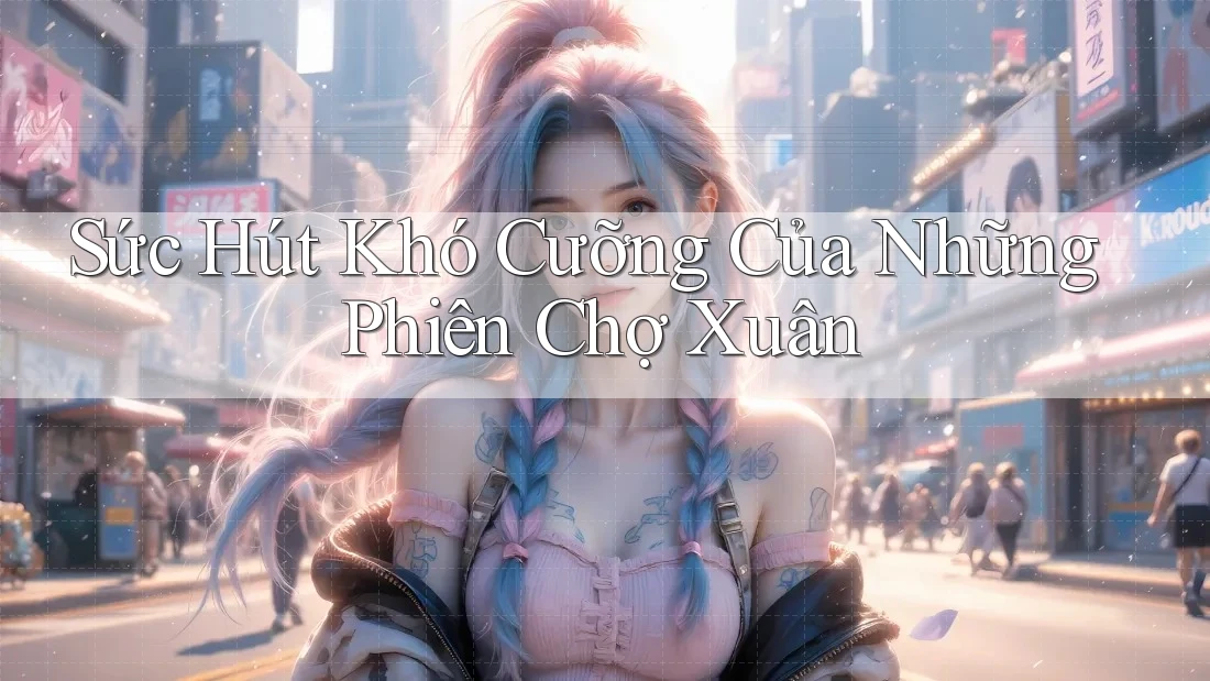 Sức Hút Khó Cưỡng Của Những Phiên Chợ Xuân