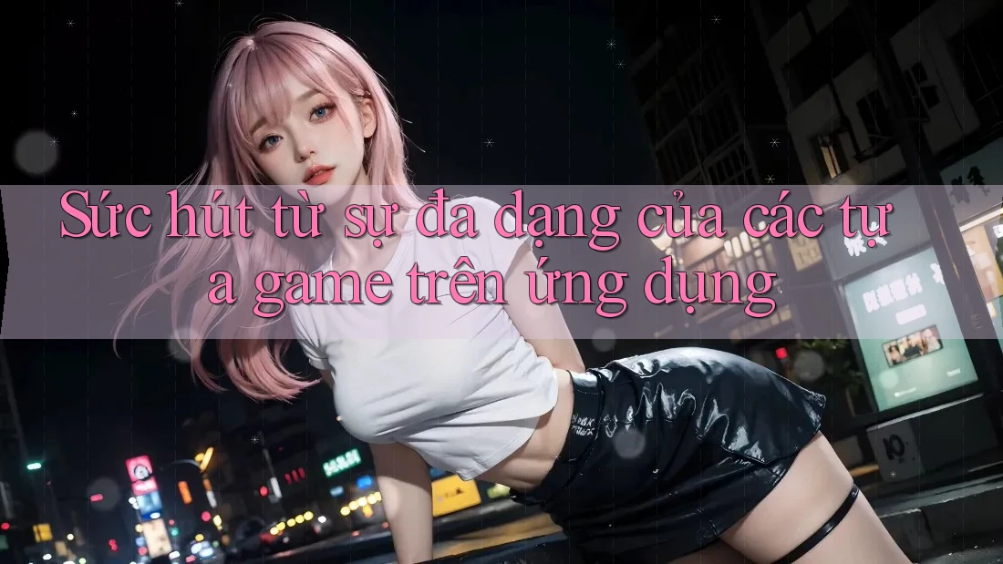 Sức hút từ sự đa dạng của các tựa game trên ứng dụng