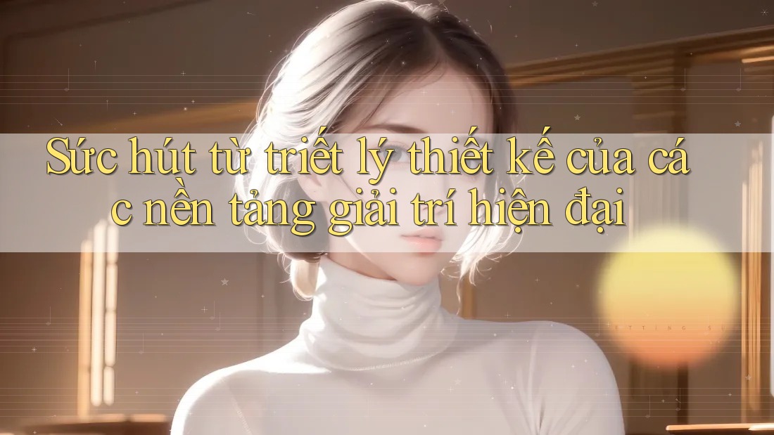 Sức hút từ triết lý thiết kế của các nền tảng giải trí hiện đại