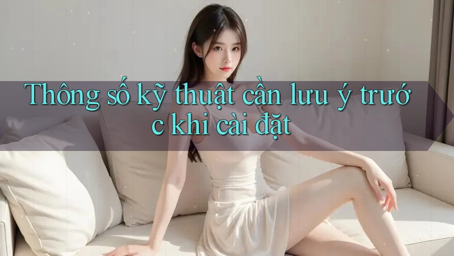 Thông số kỹ thuật cần lưu ý trước khi cài đặt