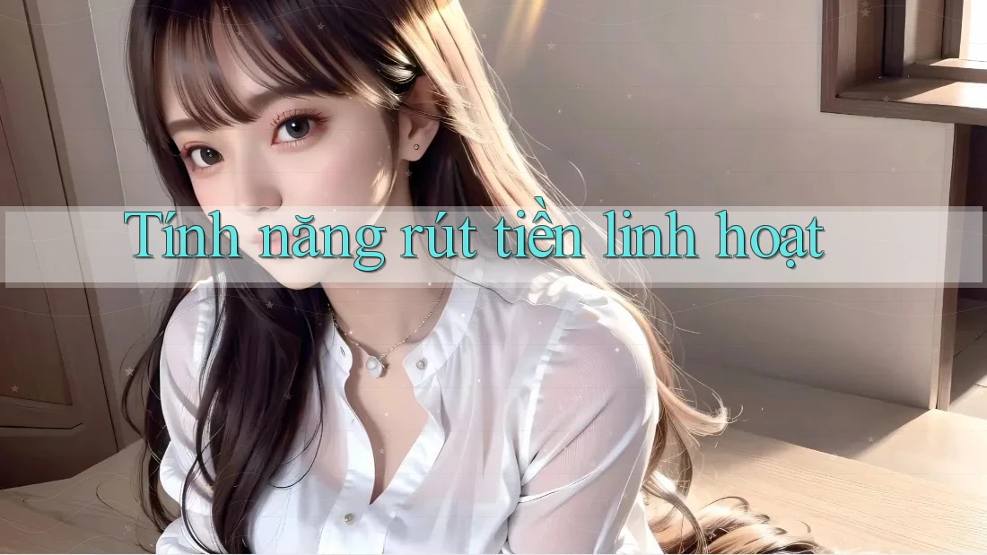 Tính năng rút tiền linh hoạt